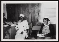 Bessie Ward Harris with midwife